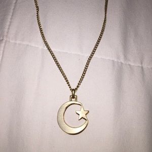 Star and moon necklace