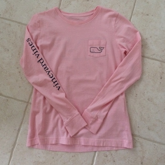 Pink vineyard vines long sleeve