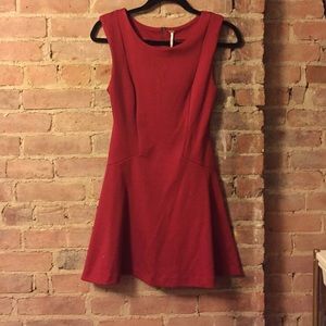 Free People Ponte Knit Fit and Flare Dress Size XS