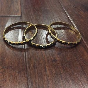Kenneth Jay Lane Leopard bangles