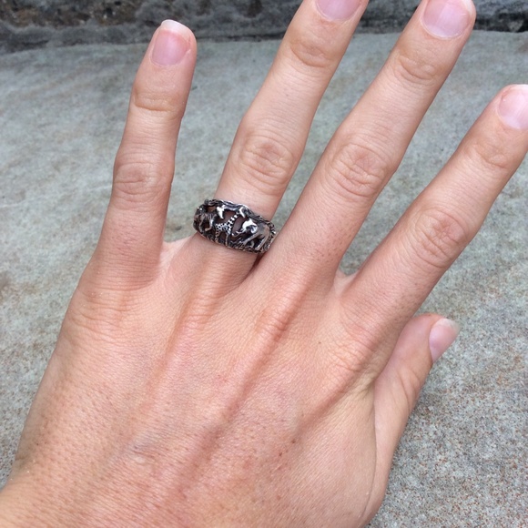 🚫🚫SOLD Vintage sterling silver animal ring - Picture 3 of 3