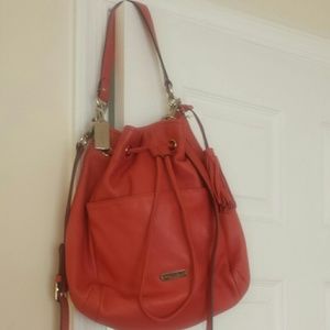 Authentic Coach Avery leather drawstring bag