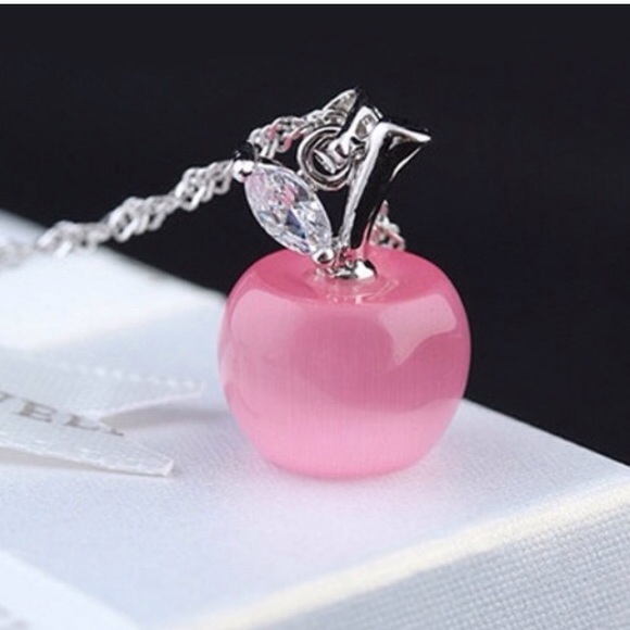 925k sterling silver cat eye stone pendant - Picture 2 of 4