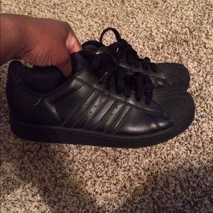 Black Leather Adidas.