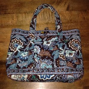 Vera Bradley Java Blue Tote