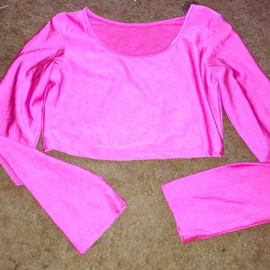 Neon Pink Crop Top