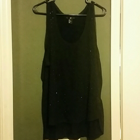 Black H&M Dressy tank top