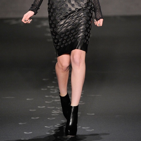 Black Booties Calfskin Leather-Alejandro Ingelmo