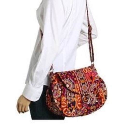 vera bradley saddle crossbody