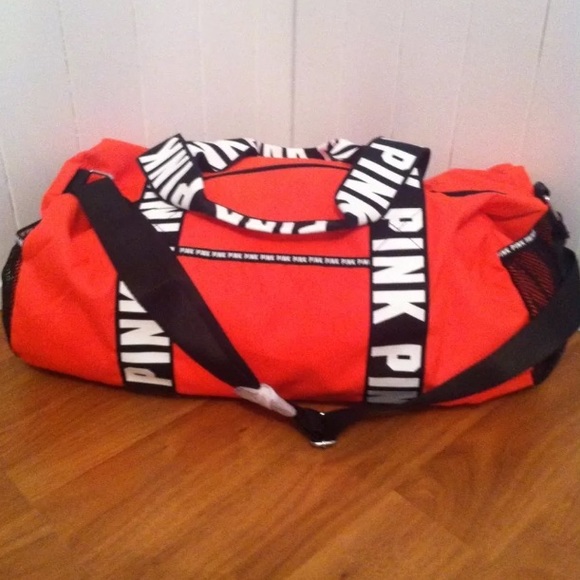 Neon Red Duffle
