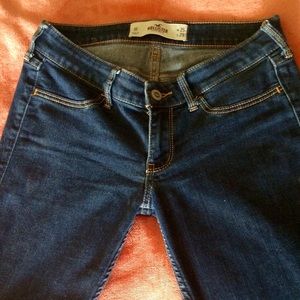 Hollister dark navy wash jeans