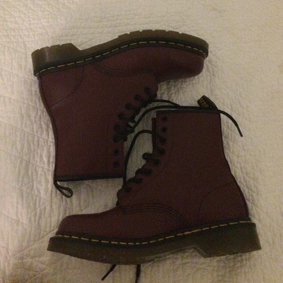 Marroon Doc Martens
