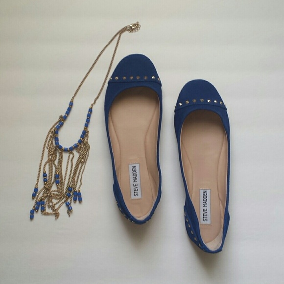 Royal blue Steve Madden flats