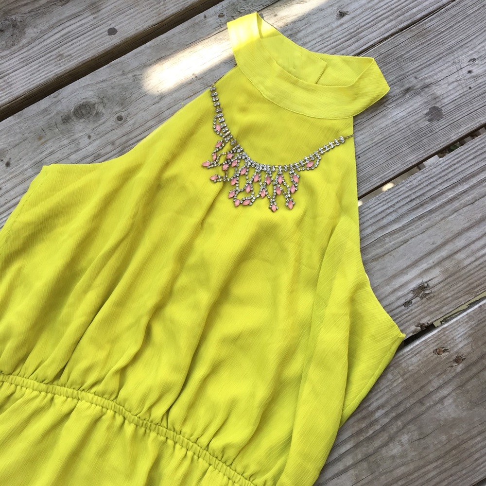 Max and Cleo Lemongrass midi dress