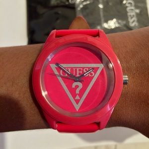 Hot Pink Guess Watch
