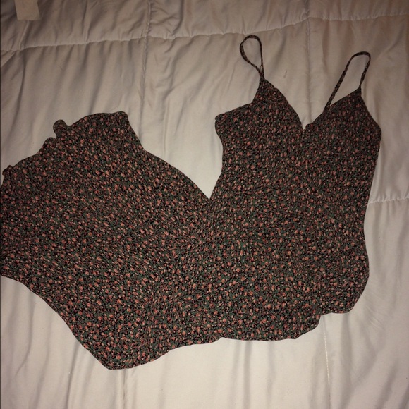 Light weight, floral dress with spaghetti straps