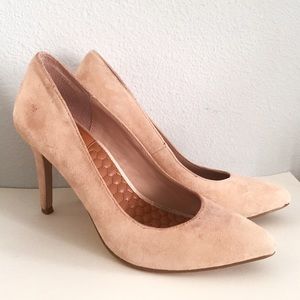 DV Dolce Vita suede nude heels