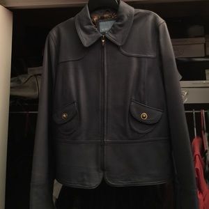 Nine West real leather jacket