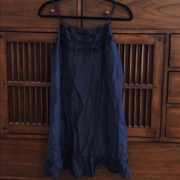 Anthropologie Eloise Chemise Silk Dress 4 6 S