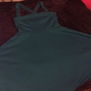 Teal Baby Doll Dress