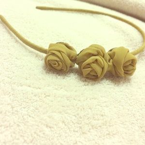 Green cloth and wire j crew headband FINAL CHANCE!