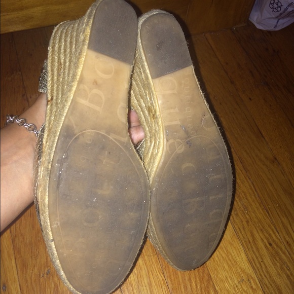 Metallic gold studded espadrilles - Picture 3 of 4