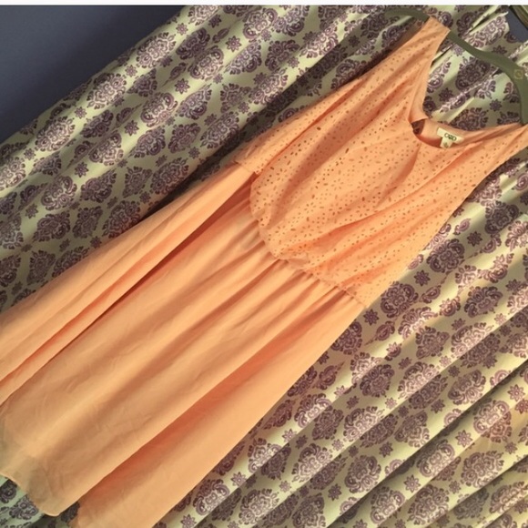 Peach dress