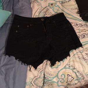 High waisted shorts
