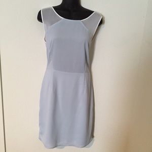 Powder Blue Dress with Mesh Back from Francesca's