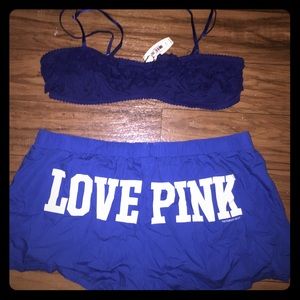 BLUE VS Pink Shorts