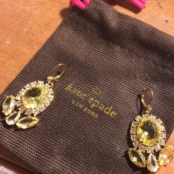 kate spade Jewelry - Kate spade earrings w/ bag! Brand NEW! I ❤️ OFFERS