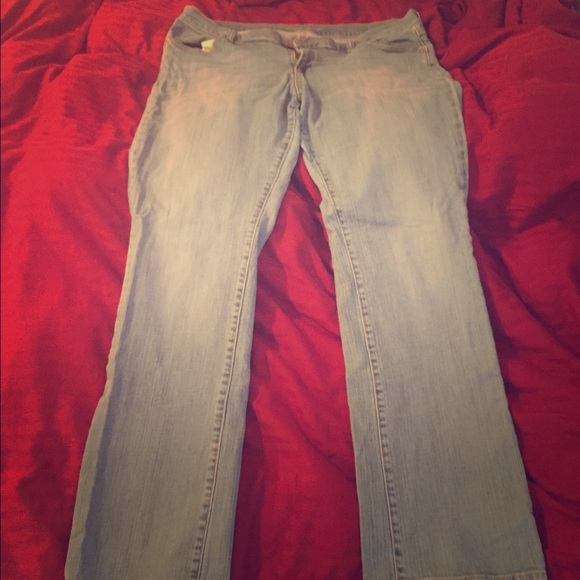 Like new blue jeans