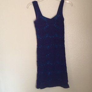 Free people blue body con