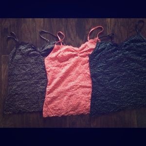 3 Express lace tank tops