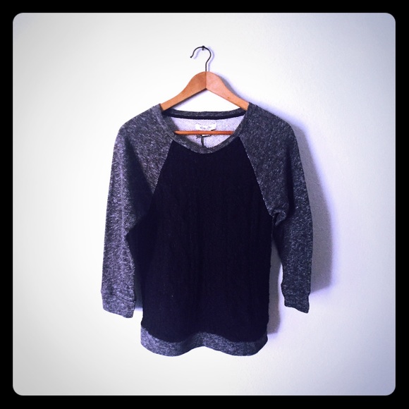 🌿 Lucky Brand black knit sweater
