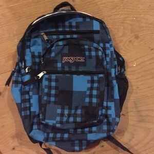 Jansport Blue And Black Backpack