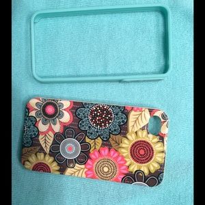 🐬💙2 Piece Vera Bradley iPhone 4 Case💙🐬