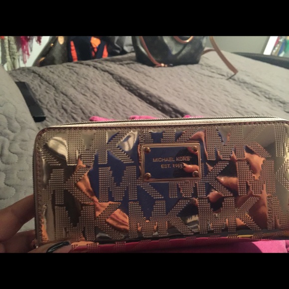 Michael Kors Large Wallet Rose Gold