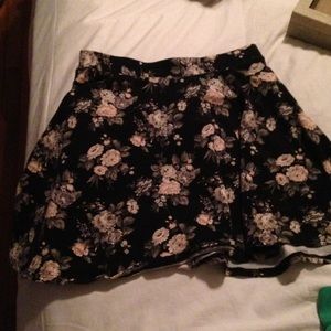 floral skater skirt