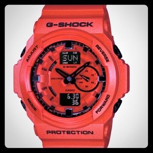 Orange Casio G shock Unisex Watch 3D Design Series