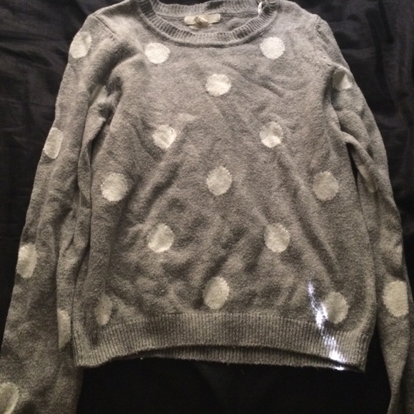 Polka dot sweater