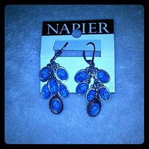 Brand New Blue Fashion Drop Earrings