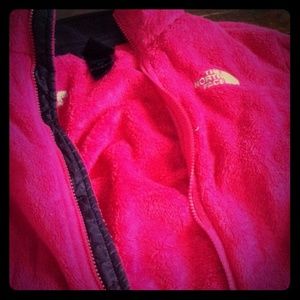 Women's Pink north face jacket