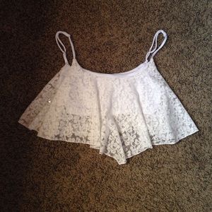 Lace crop top