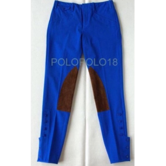Ralph Lauren Cropped Blue Trousers