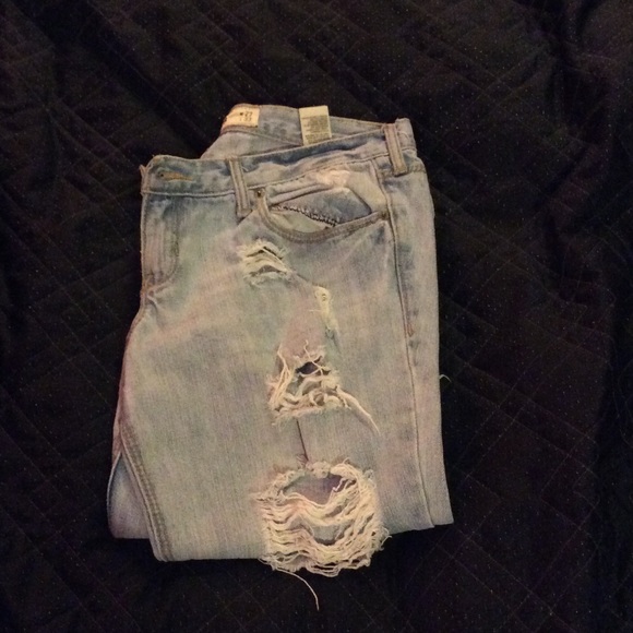 Bootcut Ripped Jeans