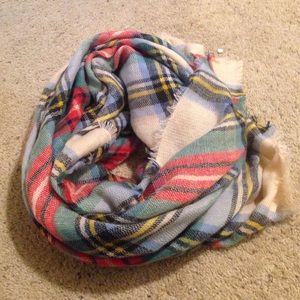Aerie oversized plaid scarf