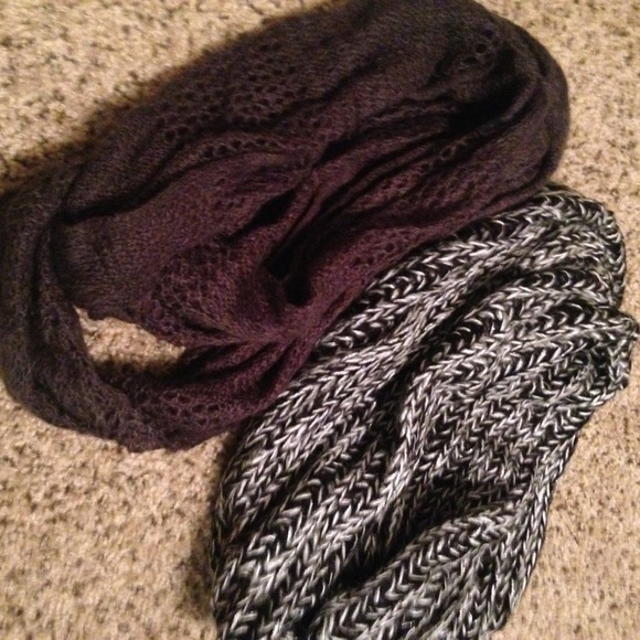 Knitted Infinity Scarf Combo