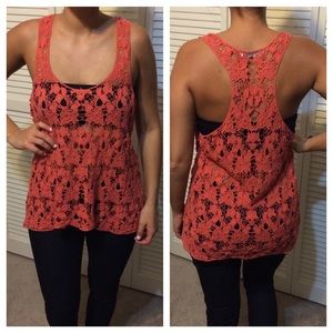 Pink, lace, razor back