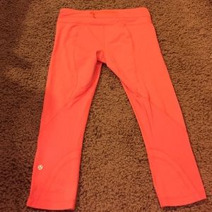 Lululemon Orange crops